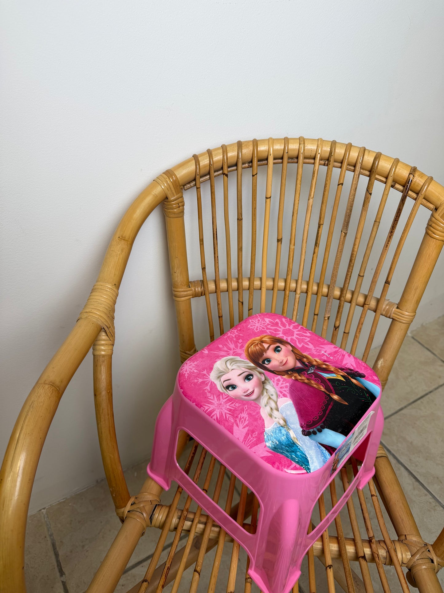 Tabouret Reine des Neiges