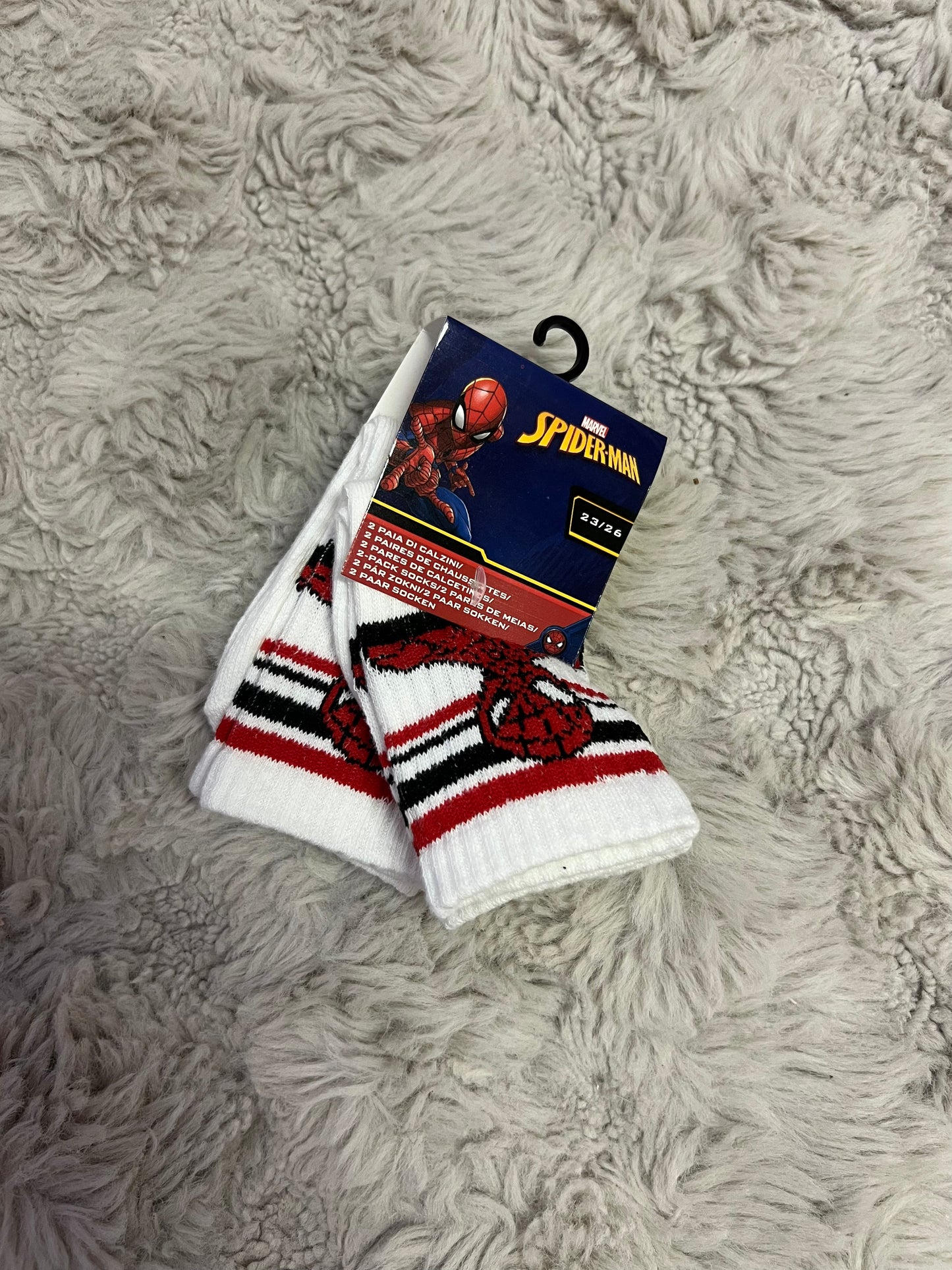 Chaussettes Spiderman x2
