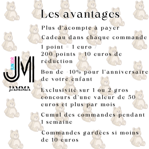 CARTE JAMMA JUNIOR