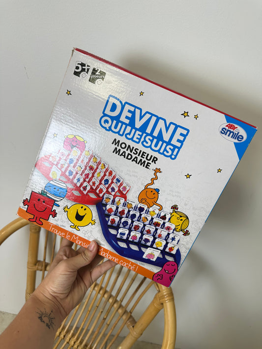 Devine qui je suis monsieur madame
