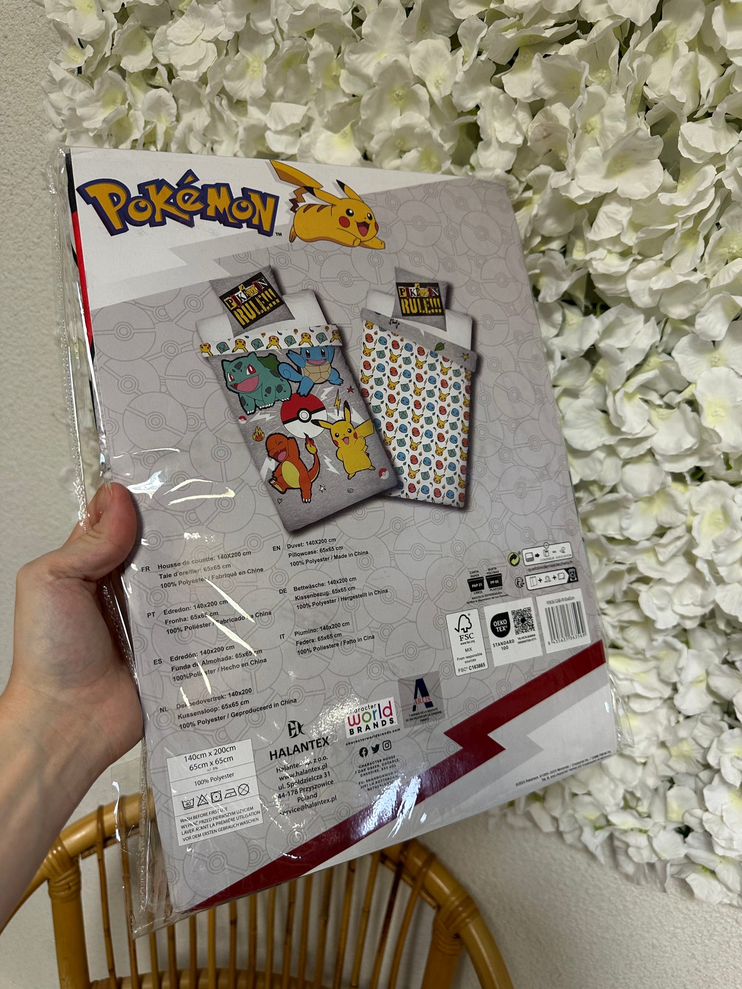 Parure de lit Pokemon