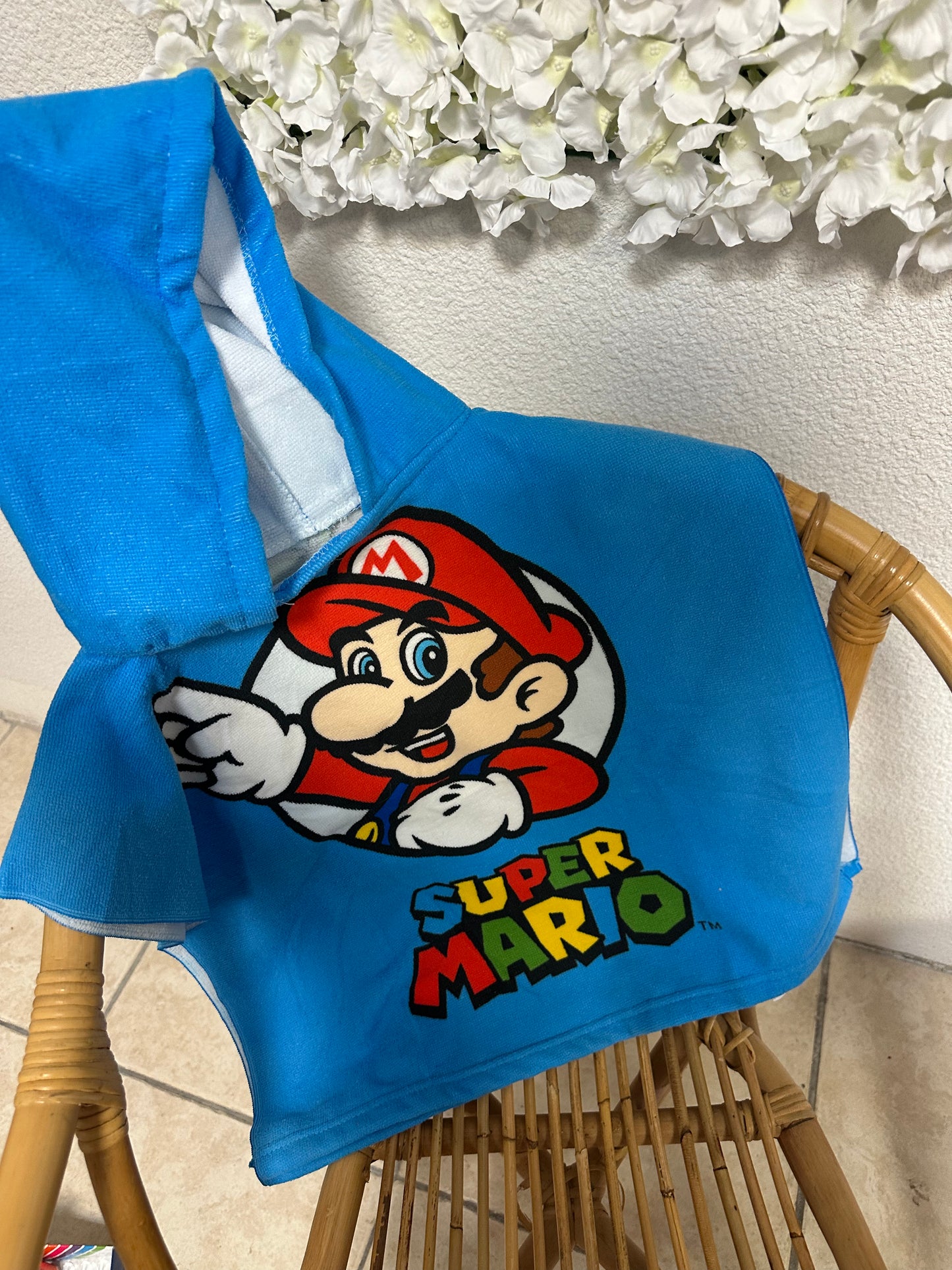 Poncho de bain Mario et Luigi