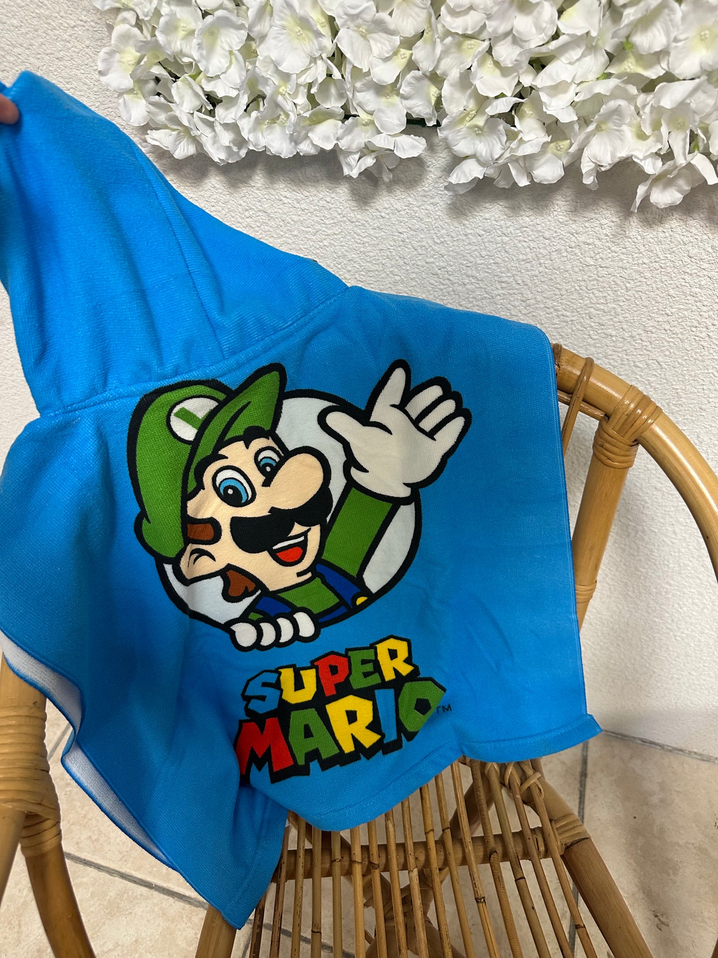 Poncho de bain Mario et Luigi