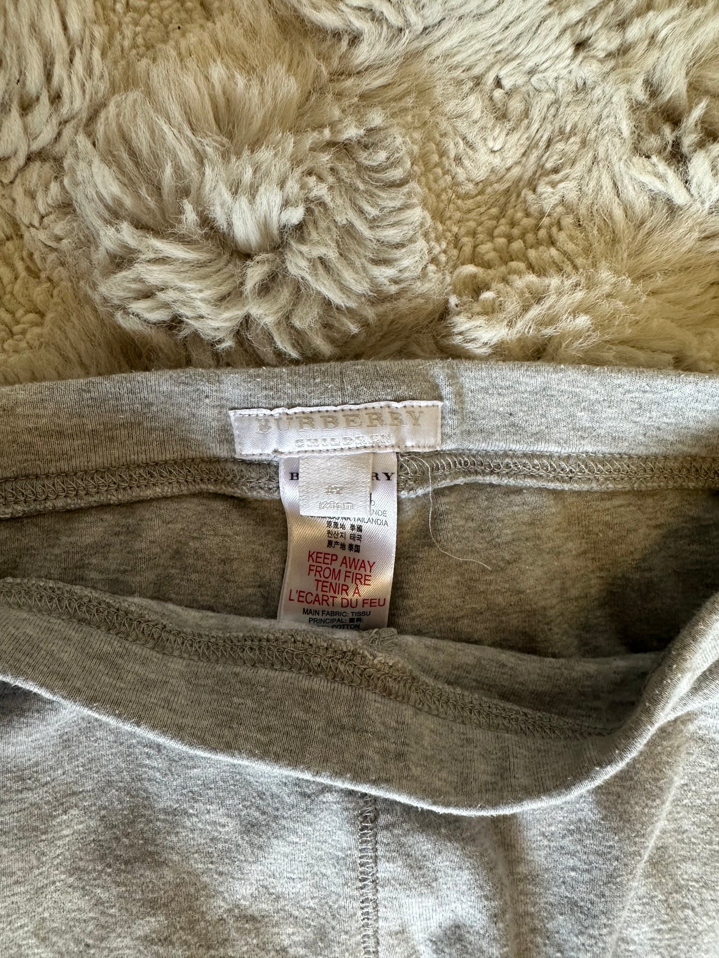 Legging Burberry 8 ans