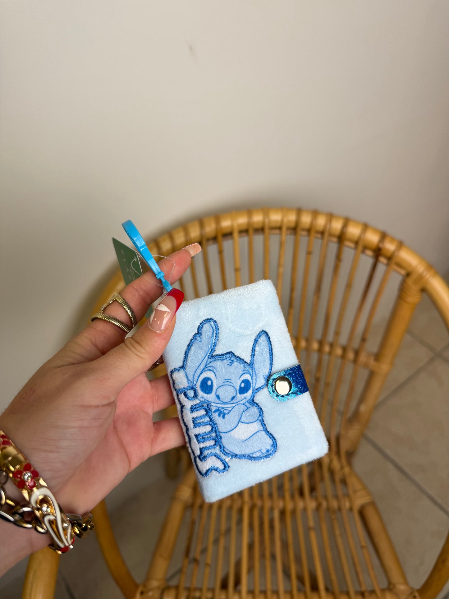 Carnet Stitch bleu