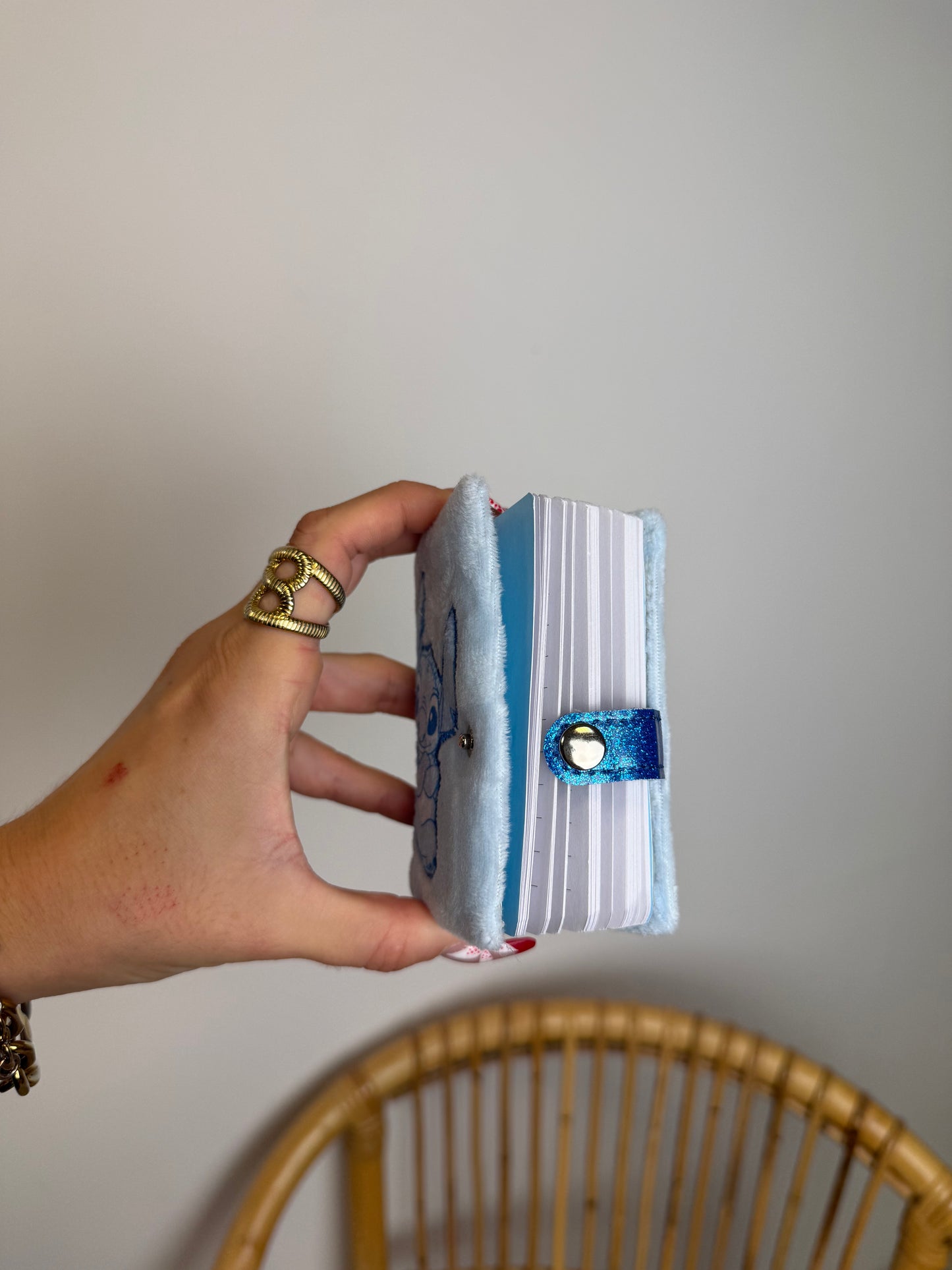 Carnet Stitch bleu