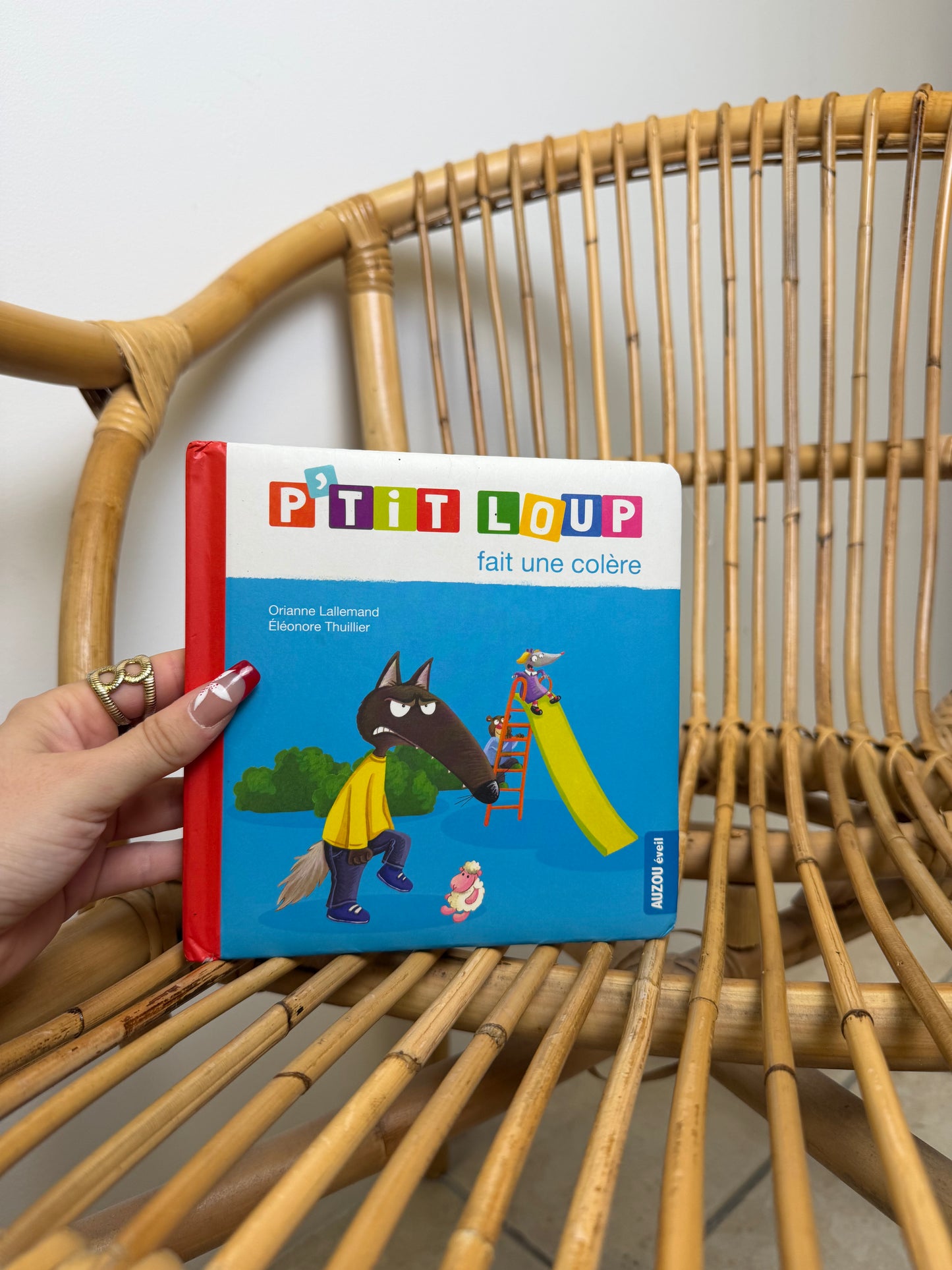 Livre P'tit Loup fait une colère
