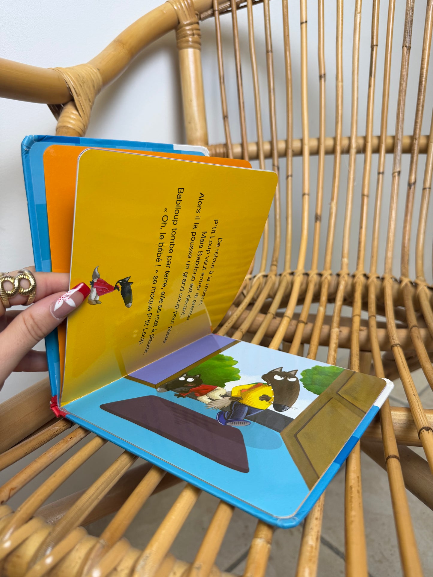 Livre P'tit Loup fait une colère