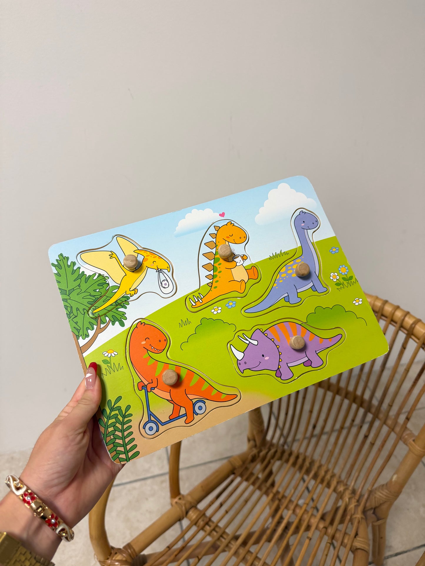 Puzzle Bois Dinosaures
