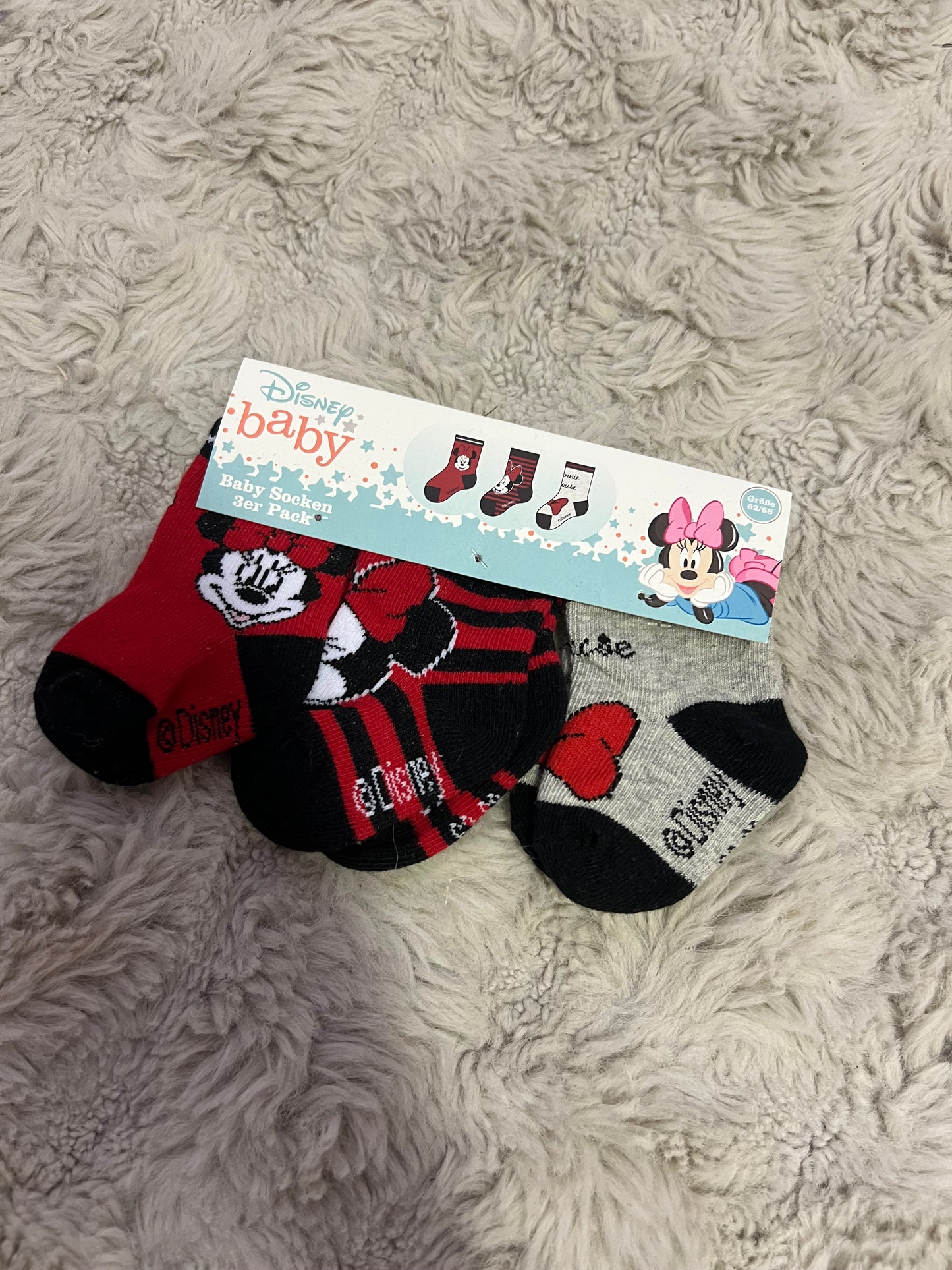 Chaussettes Minnie x3