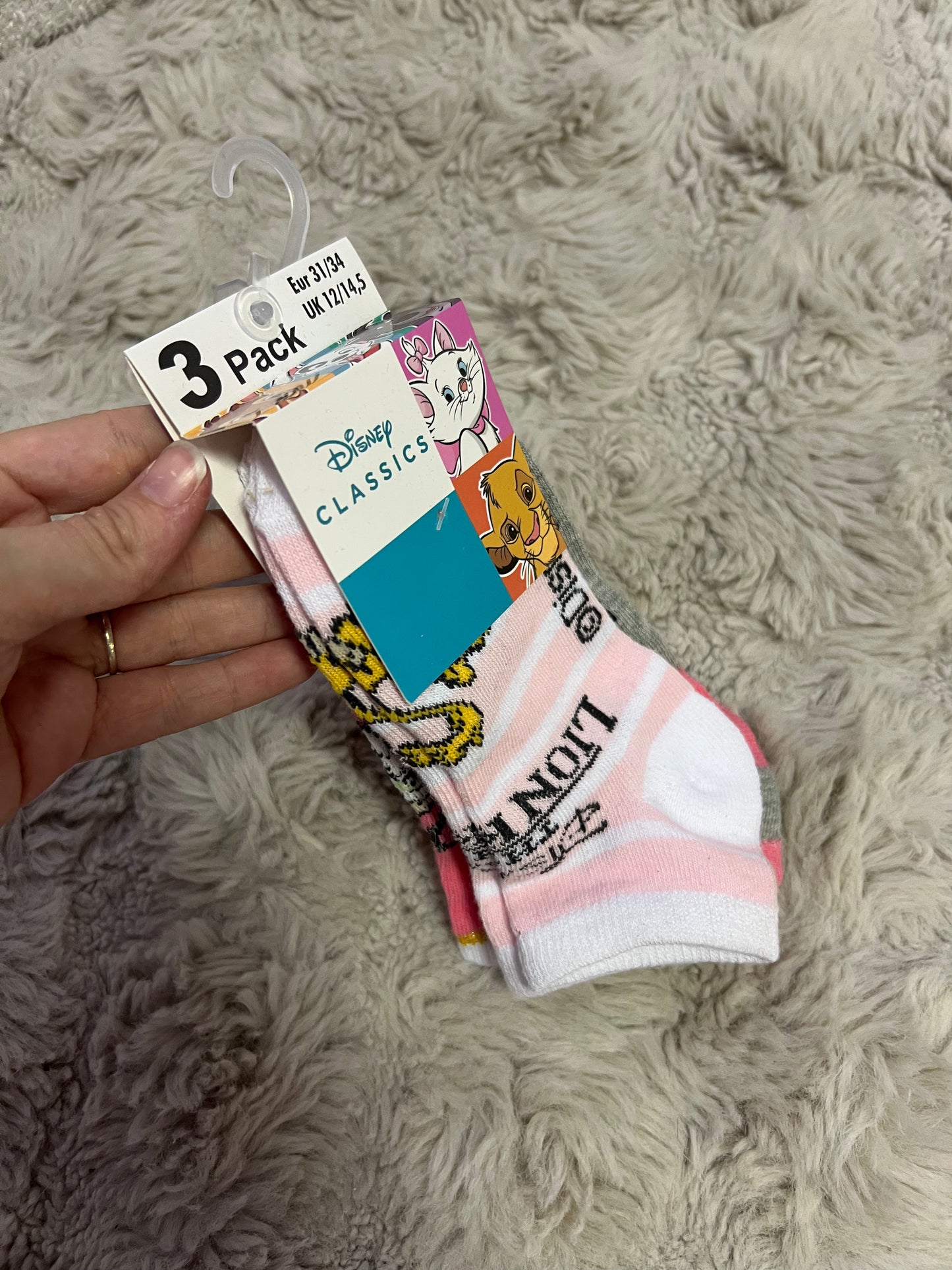 Chaussettes Le Roi Lion x3