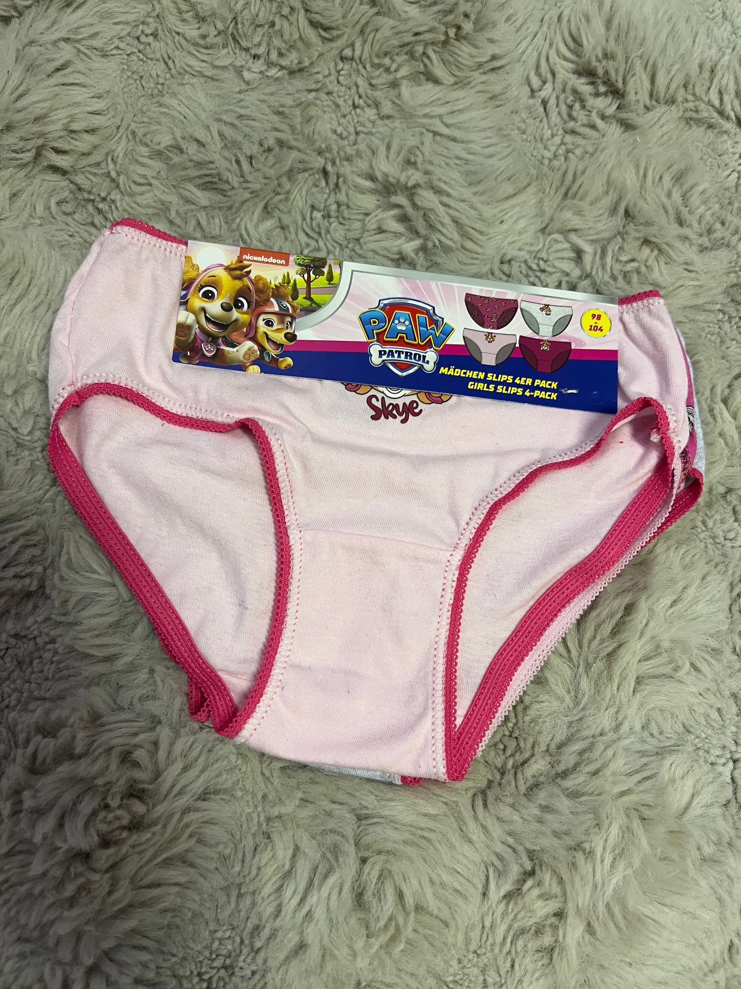 Lot 4 culottes Pat Patrouille