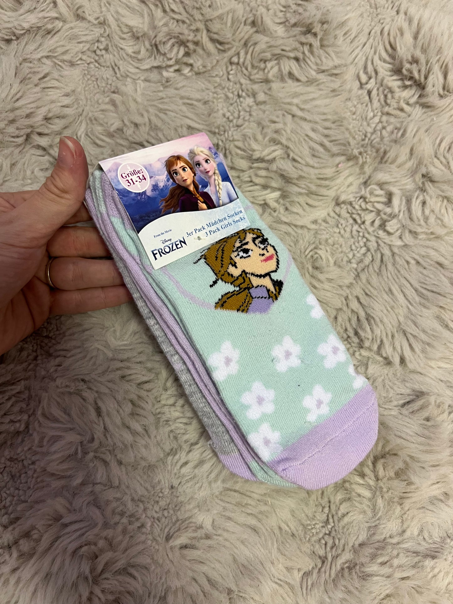 Chaussettes Reine des Neiges x3