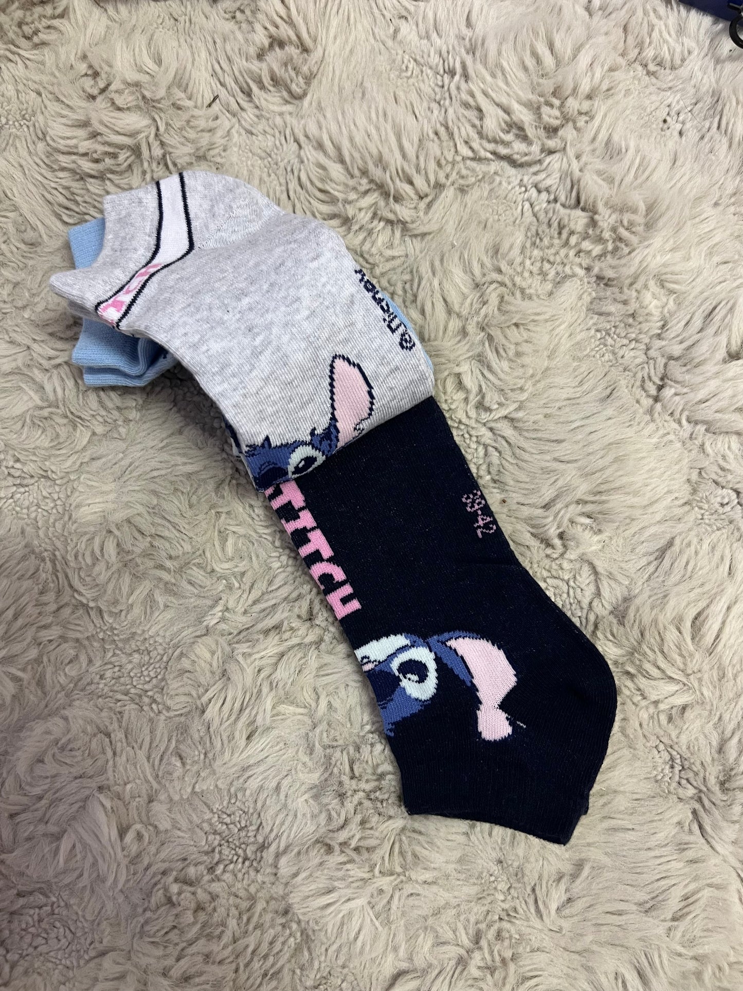 Chaussettes Stitch x3