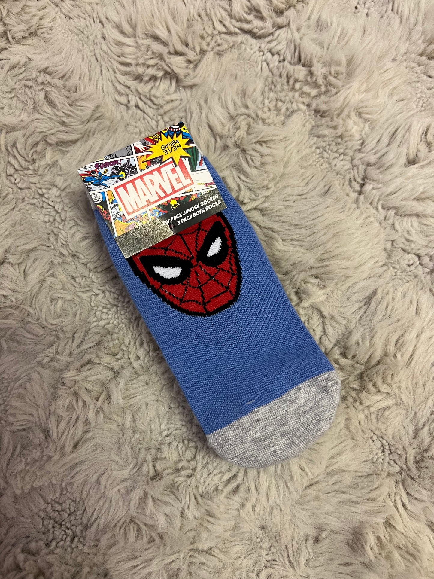 Chaussettes Marvel x3