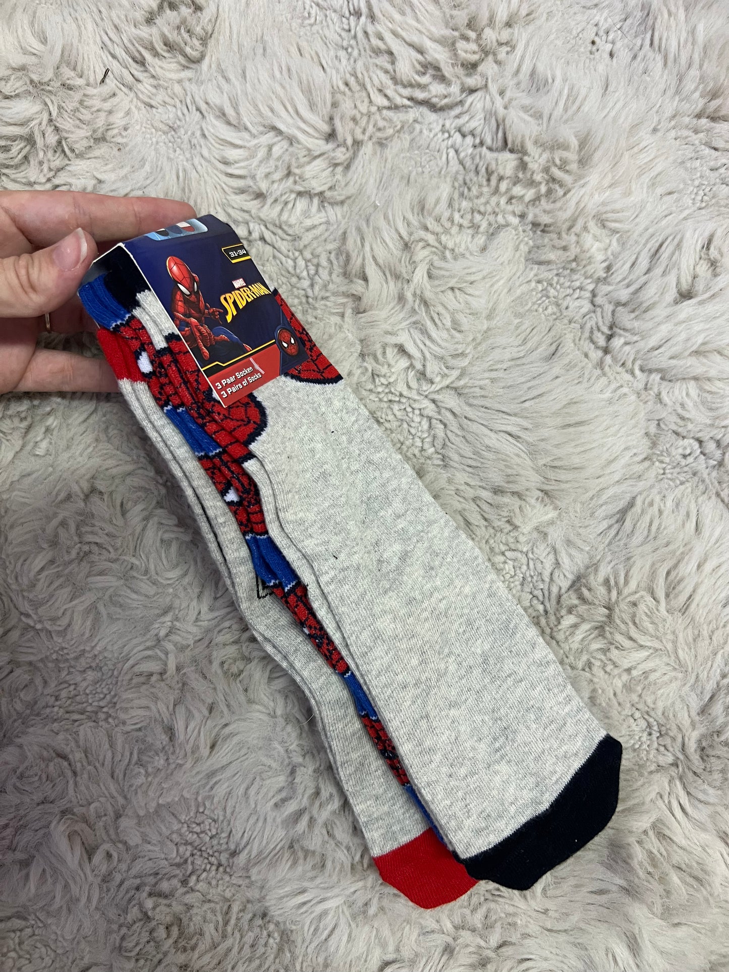 Chaussettes Spiderman x3