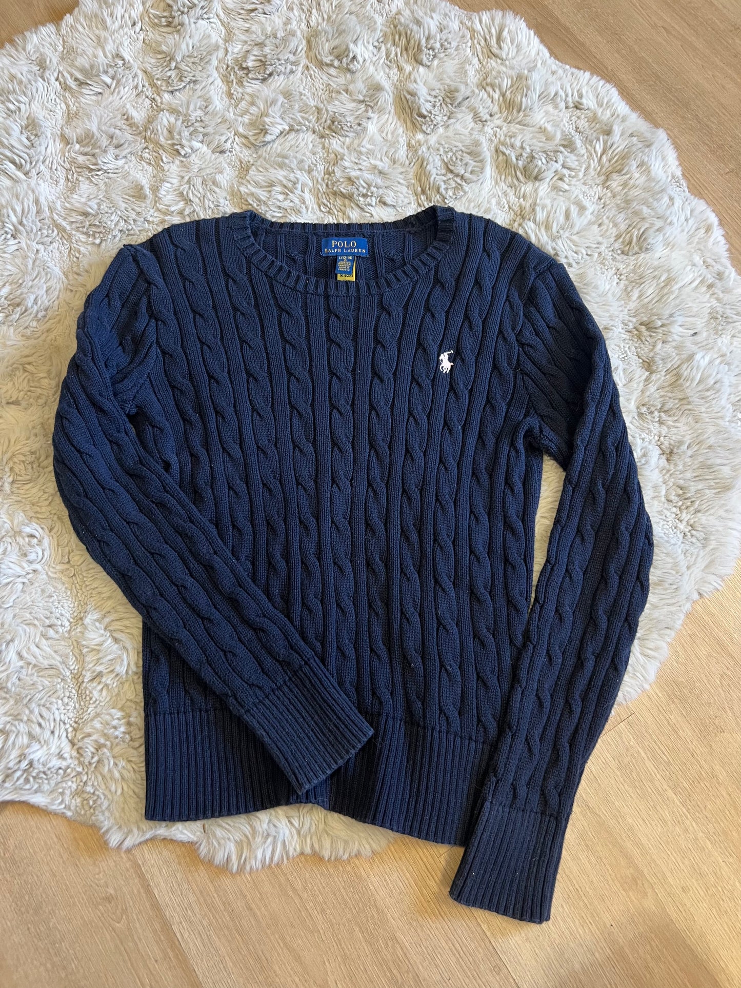 Pull torsadé Ralph Lauren 14 ans