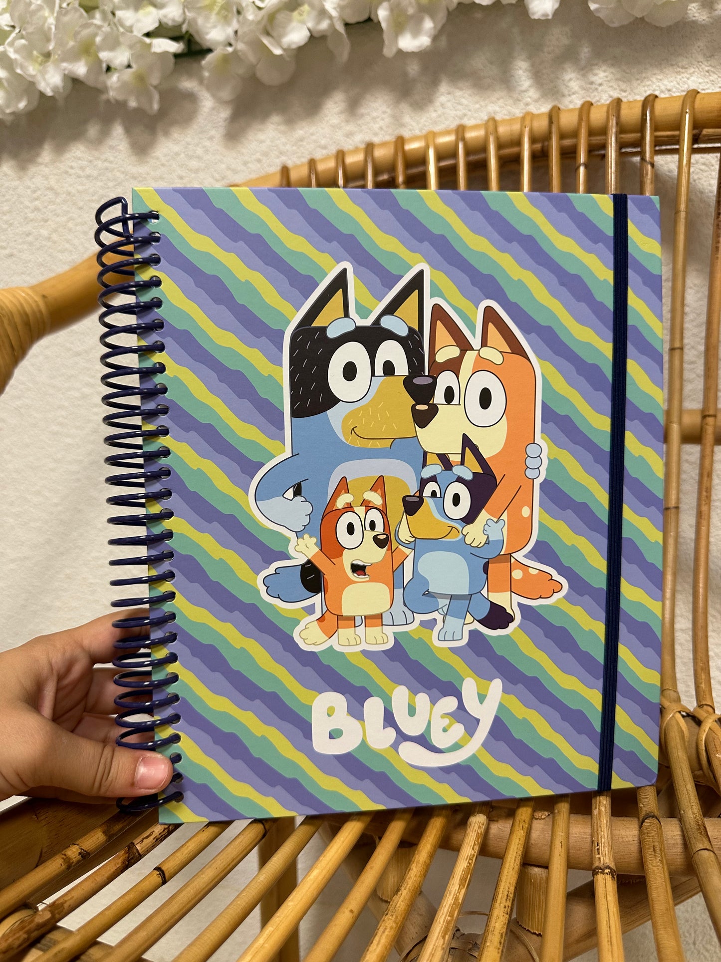 Carnet coloriage Bluey