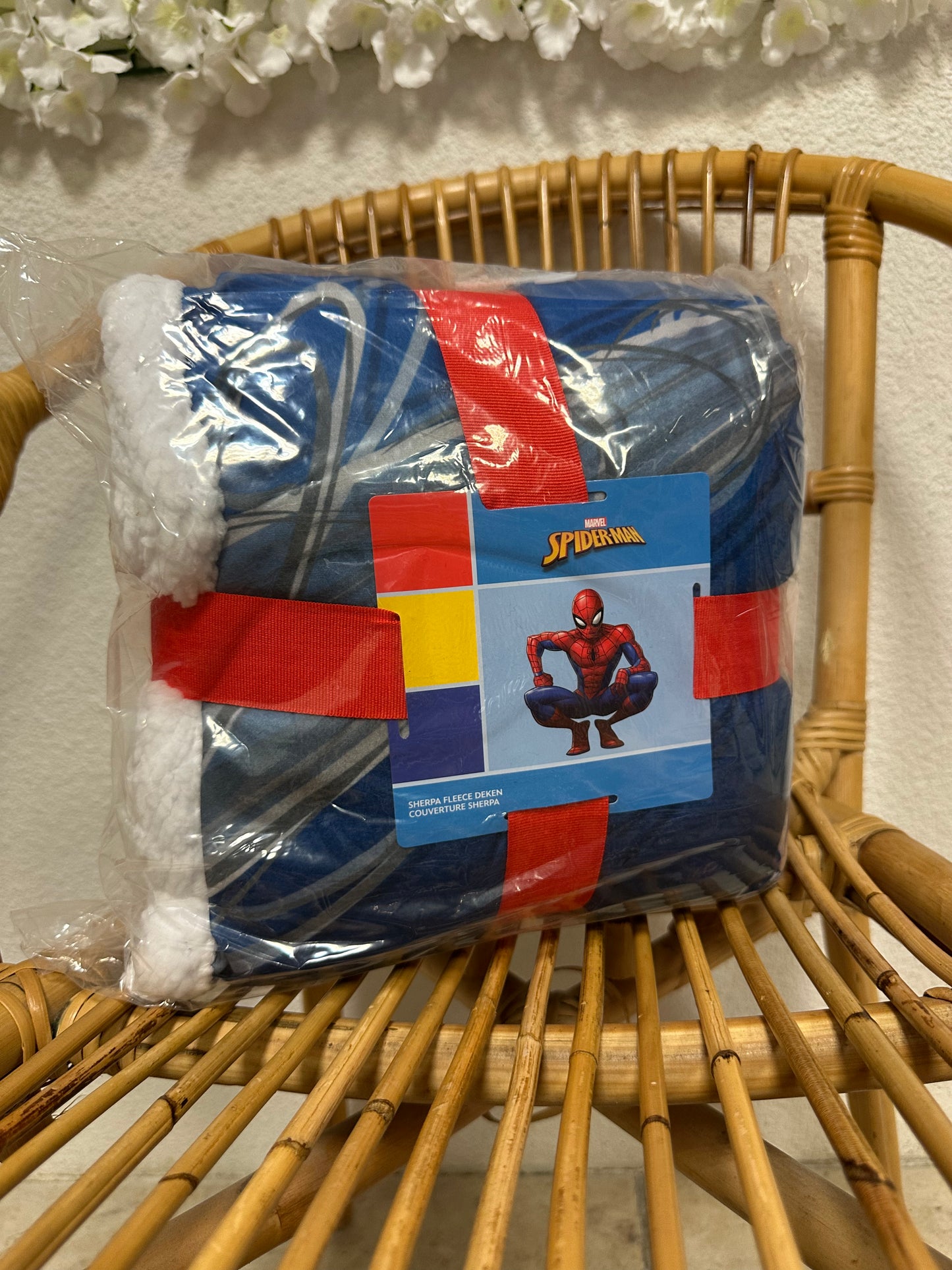 Plaid Sherpa Spider Man